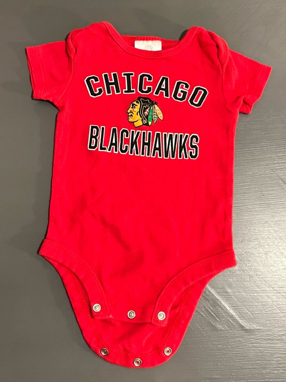 Fanatics Red Chicago Blackhawks Infant One-Piece Bodysuit